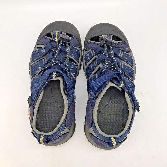 Keen Newport H2 Blue Gray Hiking Shoes Kids 13 Sports Sandals 1009938 Bungee - Picture 6 of 12